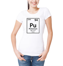 Reality Glitch Plutonium Element Periodic Table Womens T-Shirt