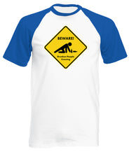 Reality Glitch Beware Drunk People Crossing Mens Baseball Shirt