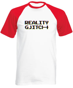 Reality Glitch CMYK RGB Reality Glitch Print Mens Baseball Shirt