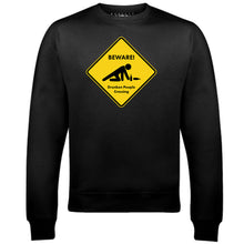 Reality Glitch Beware Drunk People Crossing Mens Sweatshirt