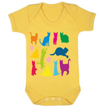 Reality Glitch Just Colourful Cats Kids Babygrow