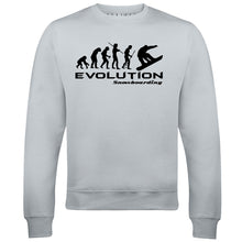 Reality Glitch Evolution of Snowboarding Mens Sweatshirt