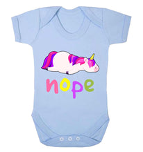 Reality Glitch Nope, Lazy Unicorn Kids Babygrow