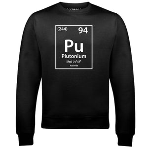 Reality Glitch Plutonium Element Periodic Table Mens Sweatshirt