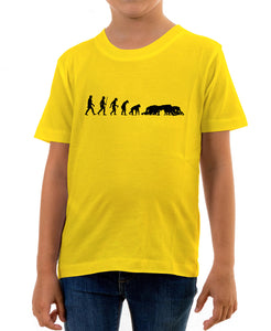 Reality Glitch Evolution of Rugby Kids T-Shirt