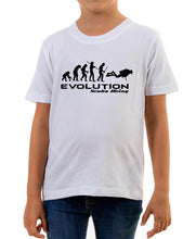 Reality Glitch Evolution of Scuba Diving Kids T-Shirt