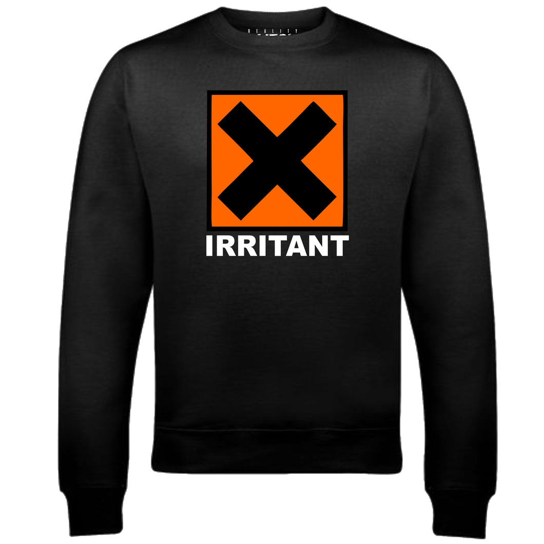 Reality Glitch Irritant Symbol Mens Sweatshirt