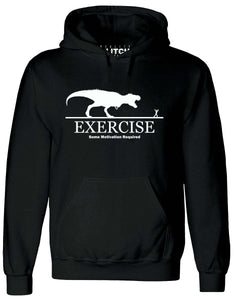Reality Glitch Exercise Motivation Required Mens Hoodie