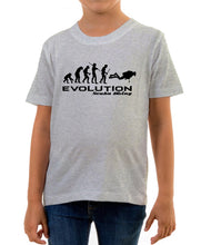 Reality Glitch Evolution of Scuba Diving Kids T-Shirt
