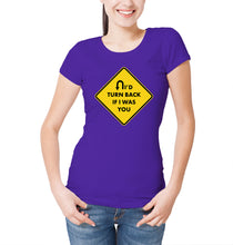 Reality Glitch I'd turn Back If I Were You Womens T-Shirt