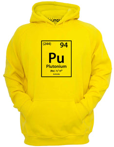 Reality Glitch Plutonium Element Periodic Table Mens Hoodie