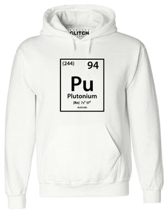 Reality Glitch Plutonium Element Periodic Table Mens Hoodie