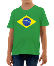 Reality Glitch Brazil International Flag Kids T-Shirt