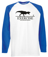 Reality Glitch Exercise Motivation Required Mens Baseball Shirt - Long Sleeve