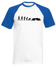 Reality Glitch Evolution of Rugby Mens Baseball Shirt