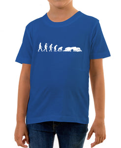 Reality Glitch Evolution of Rugby Kids T-Shirt