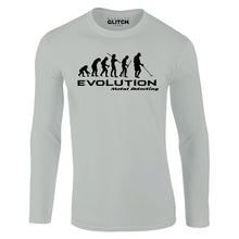 Reality Glitch Evolution of Metal Detector Mens T-Shirt - Long Sleeve