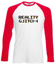 Reality Glitch CMYK RGB Reality Glitch Print Mens Baseball Shirt - Long Sleeve