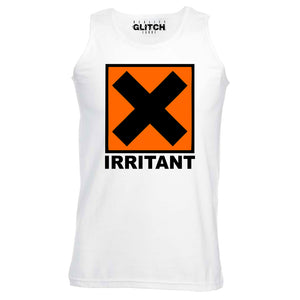 Reality Glitch Irritant Symbol Mens Vest