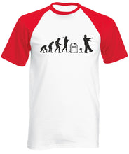 Reality Glitch Evolution of Zombies Mens Baseball Shirt