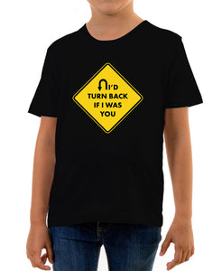 Reality Glitch I'd turn Back If I Were You Kids T-Shirt