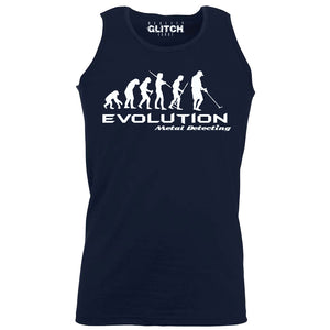 Reality Glitch Evolution of Metal Detector Mens Vest