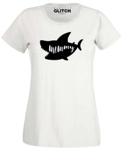 Reality Glitch Mummy Shark Womens T-Shirt