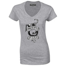 Reality Glitch Bring Me Coffee Womens T-Shirt - V-Neck