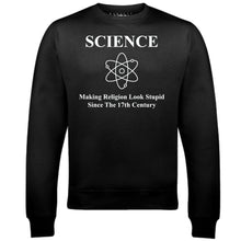 Reality Glitch Science Making Religion Look Stupid Mens Sweatshirt