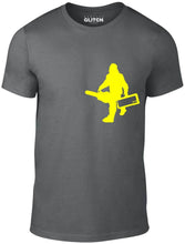 Men's Dark Grey T-shirt With a Sasquatch Printed Design