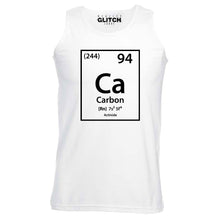 Reality Glitch Carbon Element Periodic Table Mens Vest