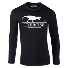 Reality Glitch Exercise Motivation Required Mens T-Shirt - Long Sleeve