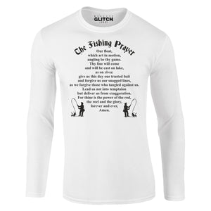 Reality Glitch Fisherman's Prayer Mens T-Shirt - Long Sleeve