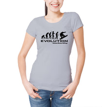 Reality Glitch Evolution of Snowboarding Womens T-Shirt