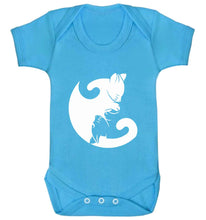Reality Glitch Cat Ying Yang Kids Babygrow