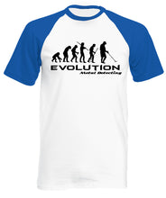 Reality Glitch Evolution of Metal Detector Mens Baseball Shirt