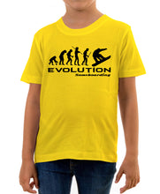 Reality Glitch Evolution of Snowboarding Kids T-Shirt