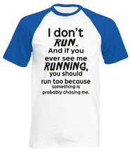 Reality Glitch I Don't Run Mens Baseball Shirt