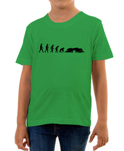 Reality Glitch Evolution of Rugby Kids T-Shirt