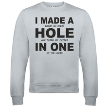 Reality Glitch I Made a Hole In One Mens Sweatshirt