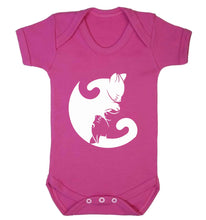 Reality Glitch Cat Ying Yang Kids Babygrow