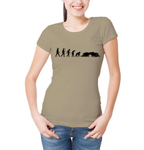 Reality Glitch Evolution of Rugby Womens T-Shirt
