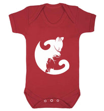 Reality Glitch Cat Ying Yang Kids Babygrow