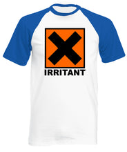 Reality Glitch Irritant Symbol Mens Baseball Shirt