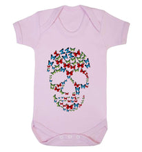 Reality Glitch Butterfly Skull Kids Babygrow