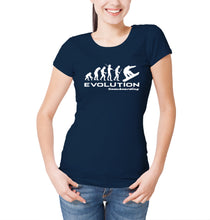 Reality Glitch Evolution of Snowboarding Womens T-Shirt