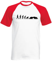 Reality Glitch Evolution of Rugby Mens Baseball Shirt