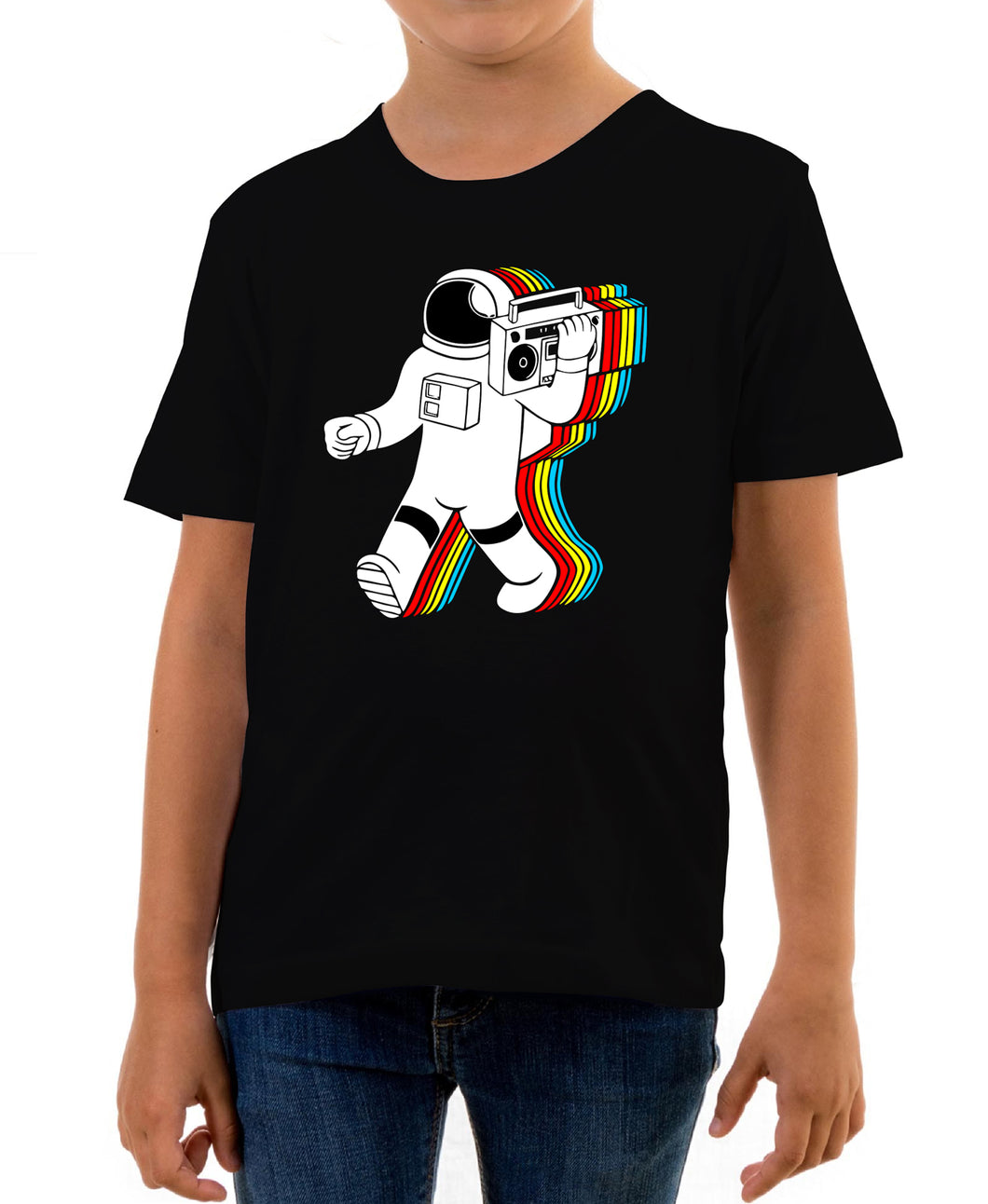 Reality Glitch Funky Spaceman Kids T-Shirt