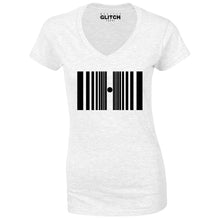 Reality Glitch Doppler Effect Womens T-Shirt - V-Neck
