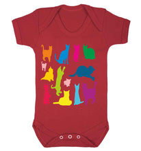 Reality Glitch Just Colourful Cats Kids Babygrow